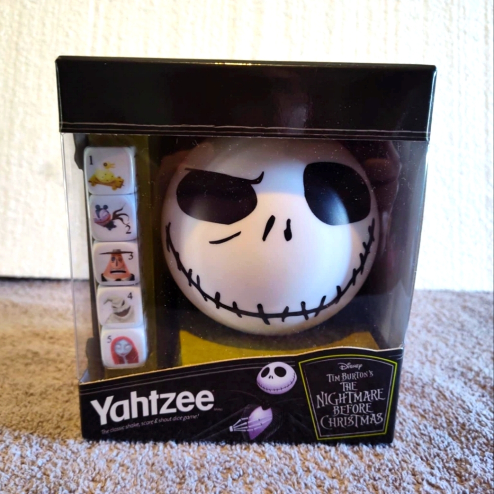 Nightmare Before Christmas Yahtzee Game, New In Box